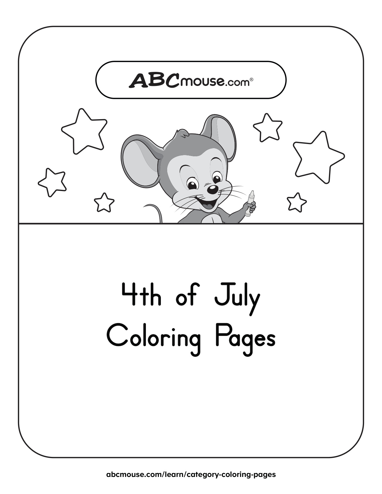 4Th Of July Color Sheet coloring page preview