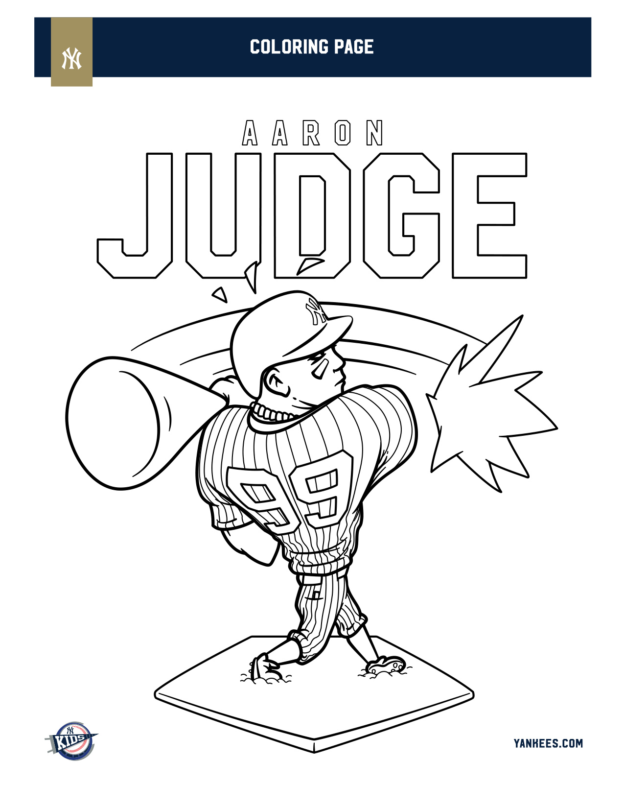 Baseball Coloring Pages Free Printable coloring page preview