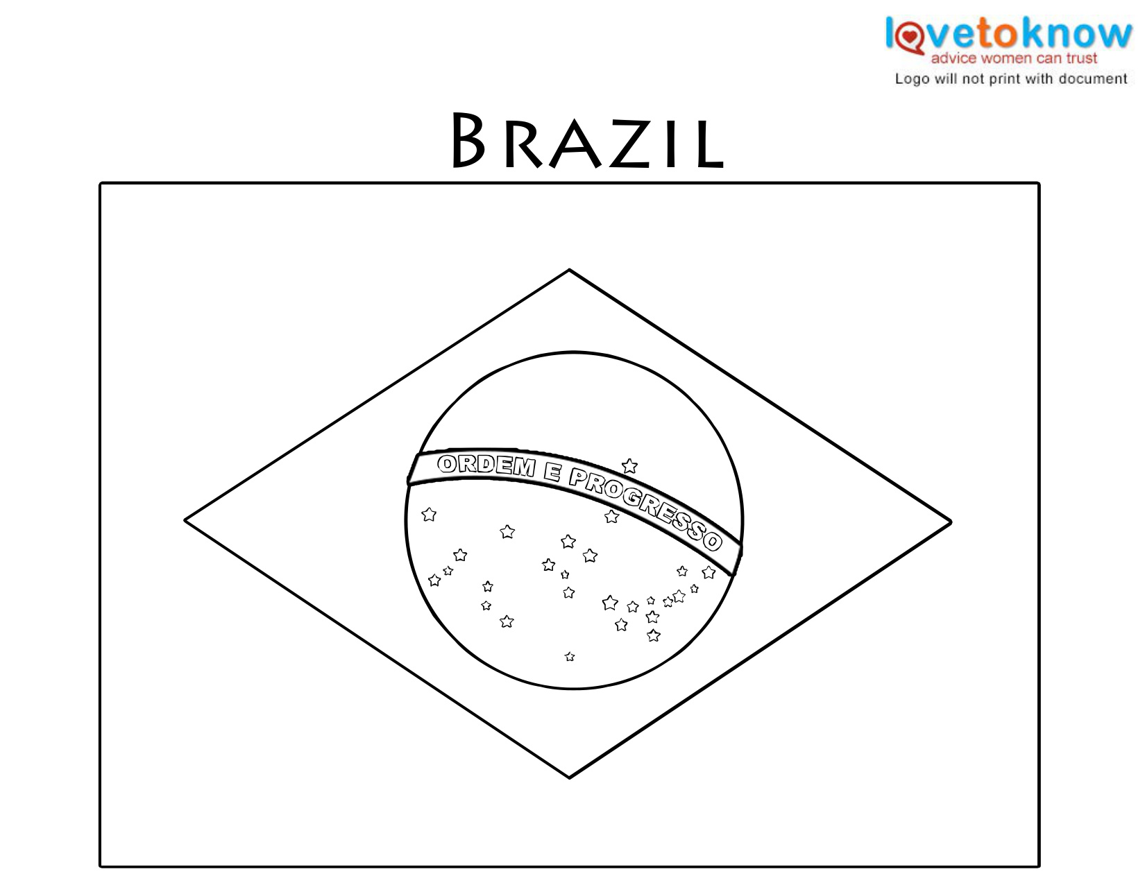 Brazil Coloring Pages coloring page preview