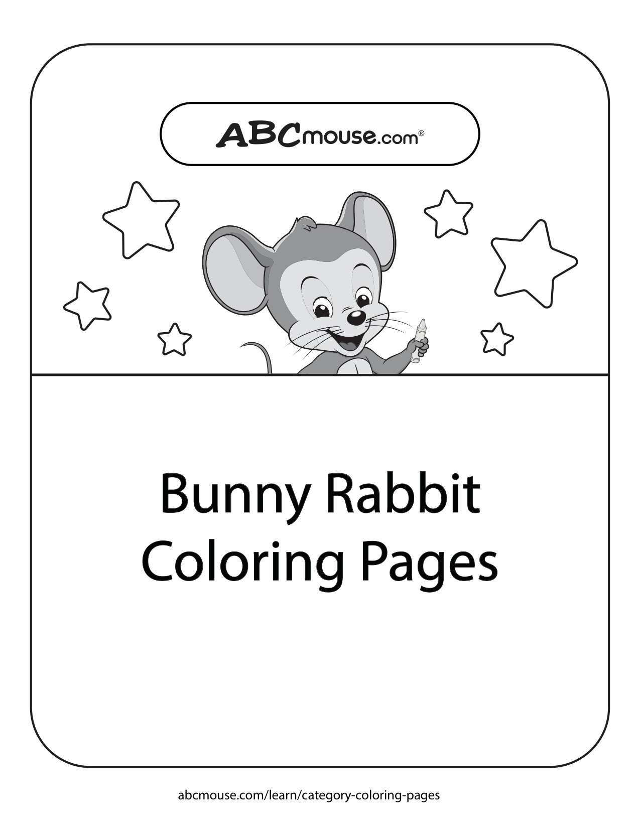 Bunny Colouring In coloring page preview