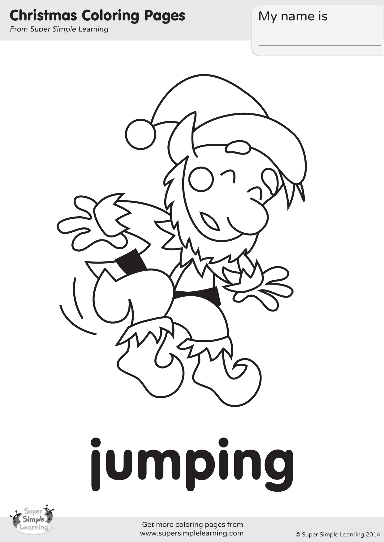 Christmas Coloring coloring page preview