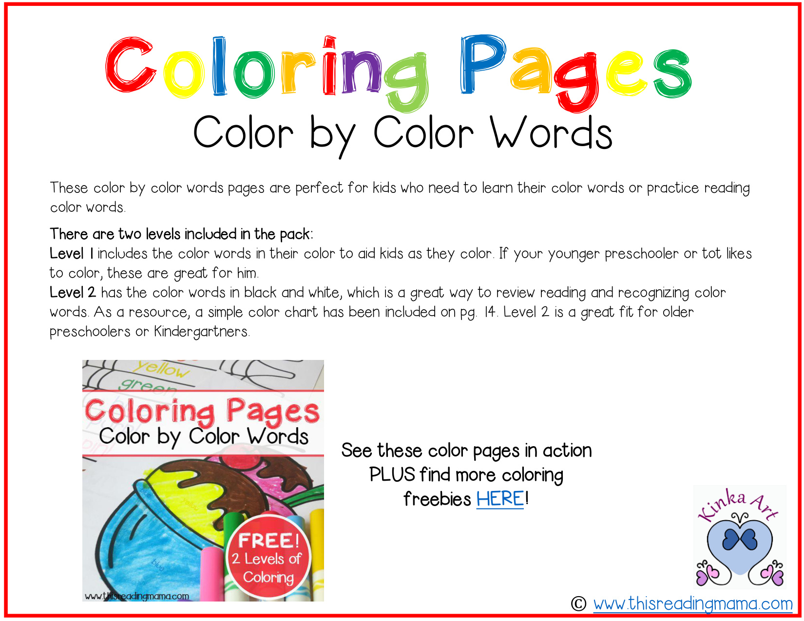 Color Blue Coloring Page coloring page preview