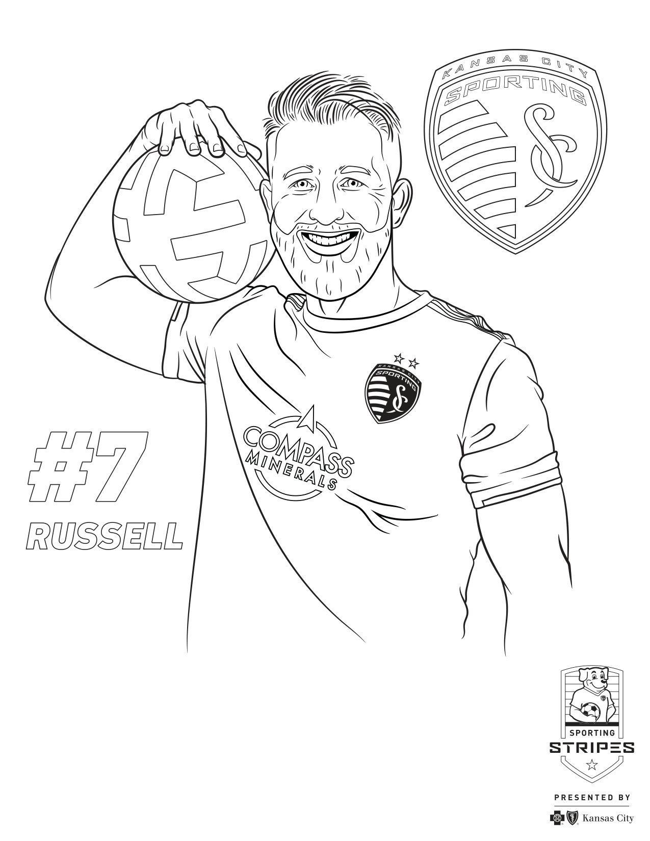 Coloring Pages Printable Soccer coloring page preview