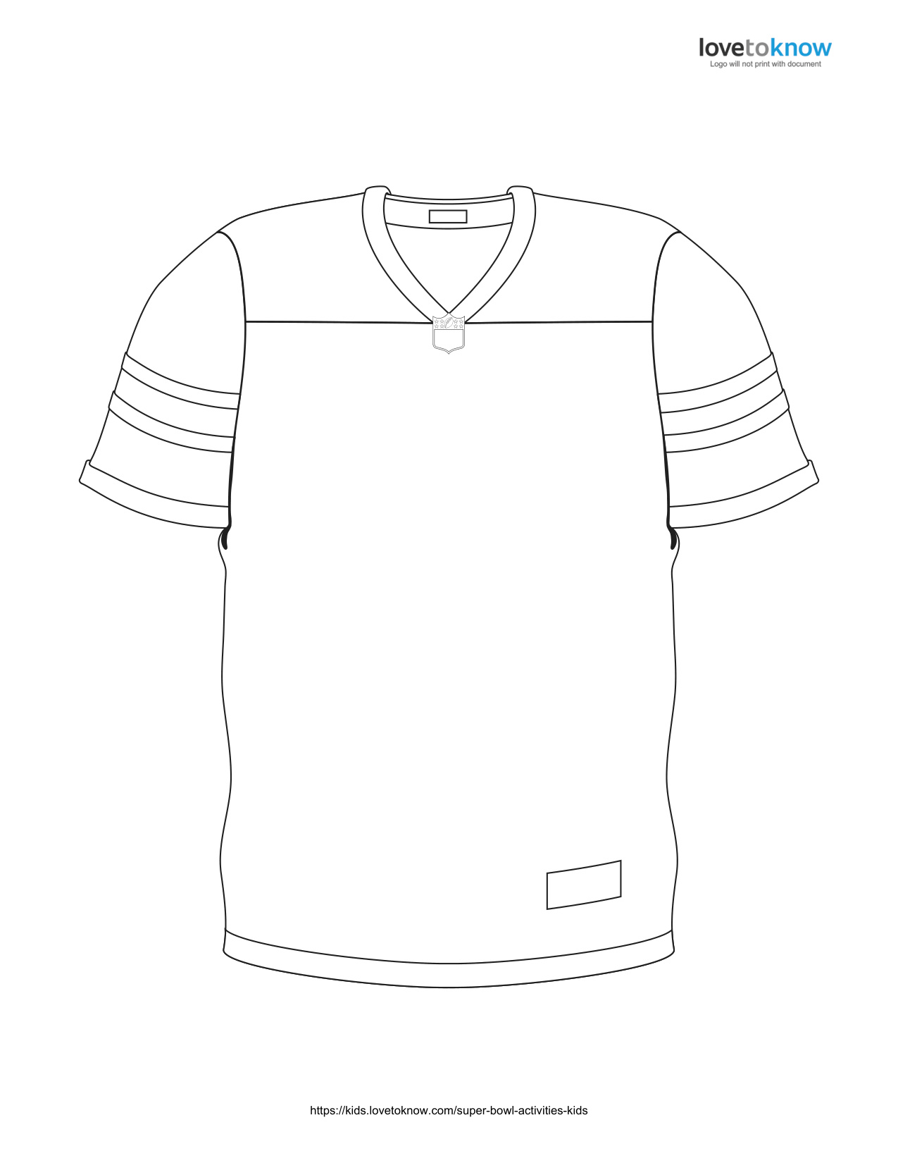Coloring Sheet Football coloring page preview