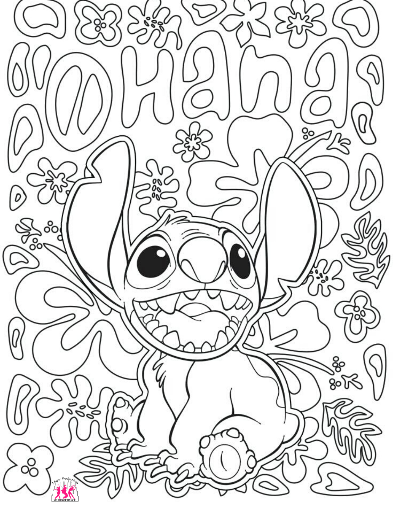 Coloring Sheets Of Stitch coloring page preview
