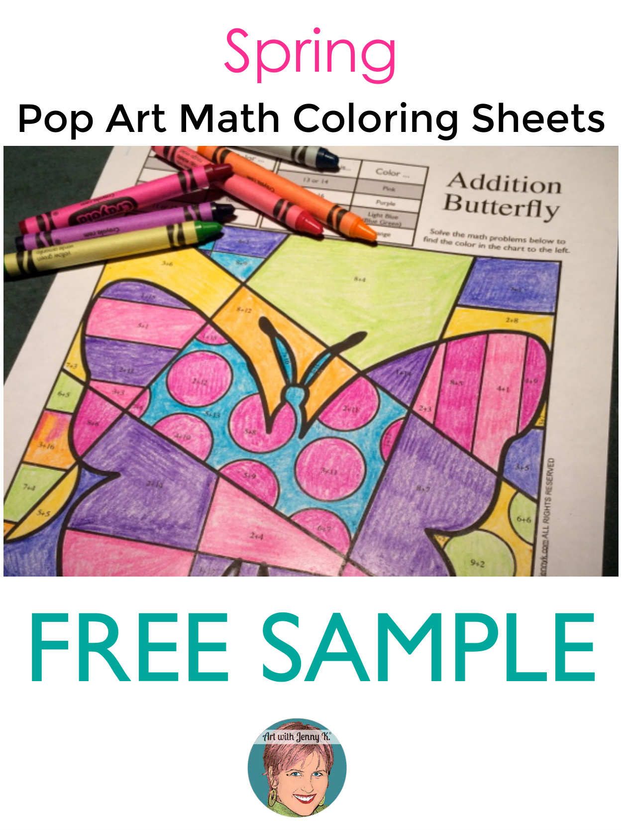 Coloring Sheets With Math Problems coloring page preview