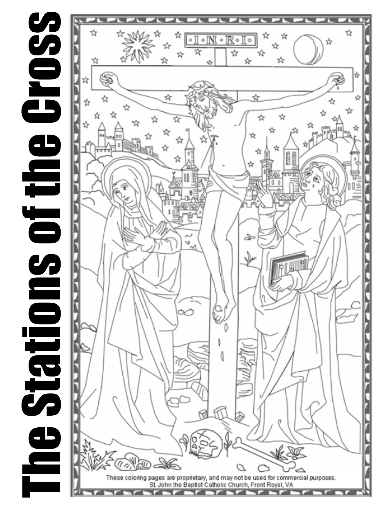 Cross Colouring Page coloring page preview