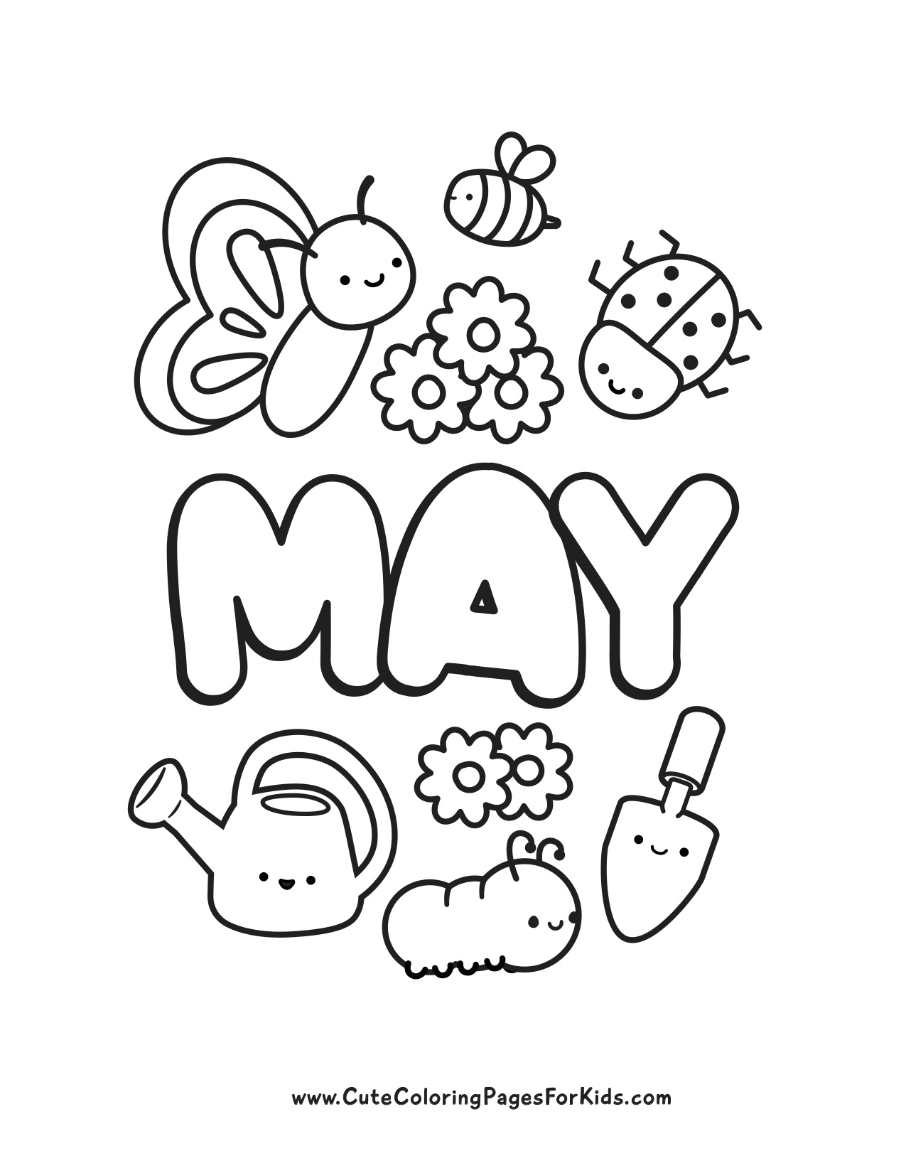 Cute Coloring Pages coloring page preview
