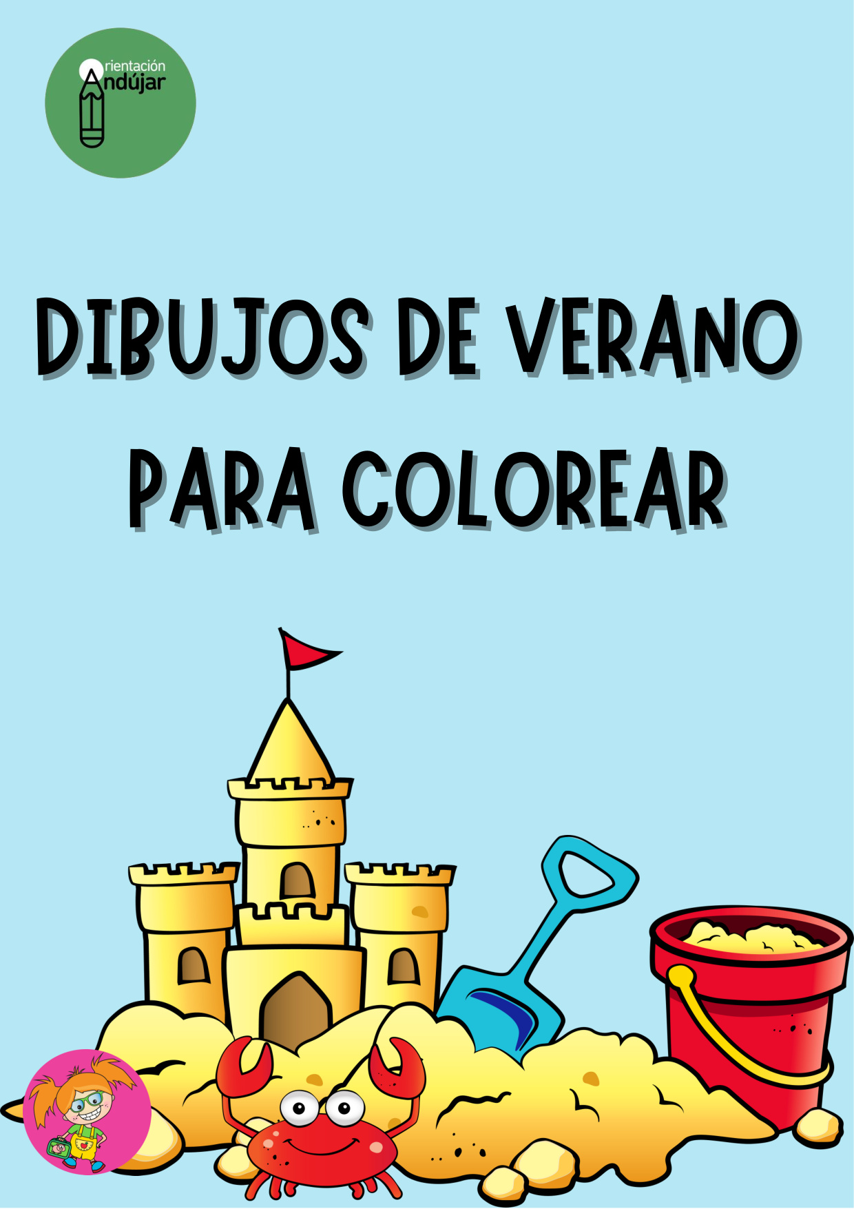 Dibujos Fáciles De Verano coloring page preview