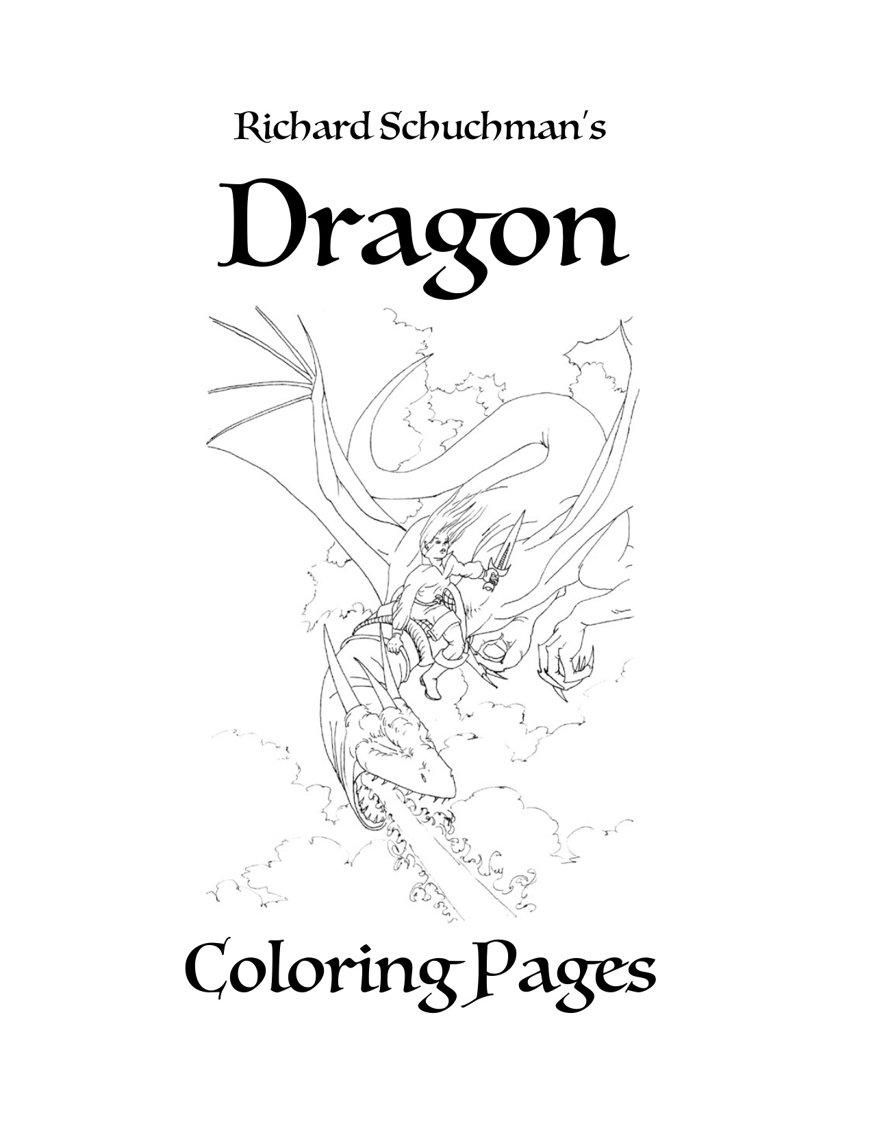 Dragon Coloring Pages coloring page preview