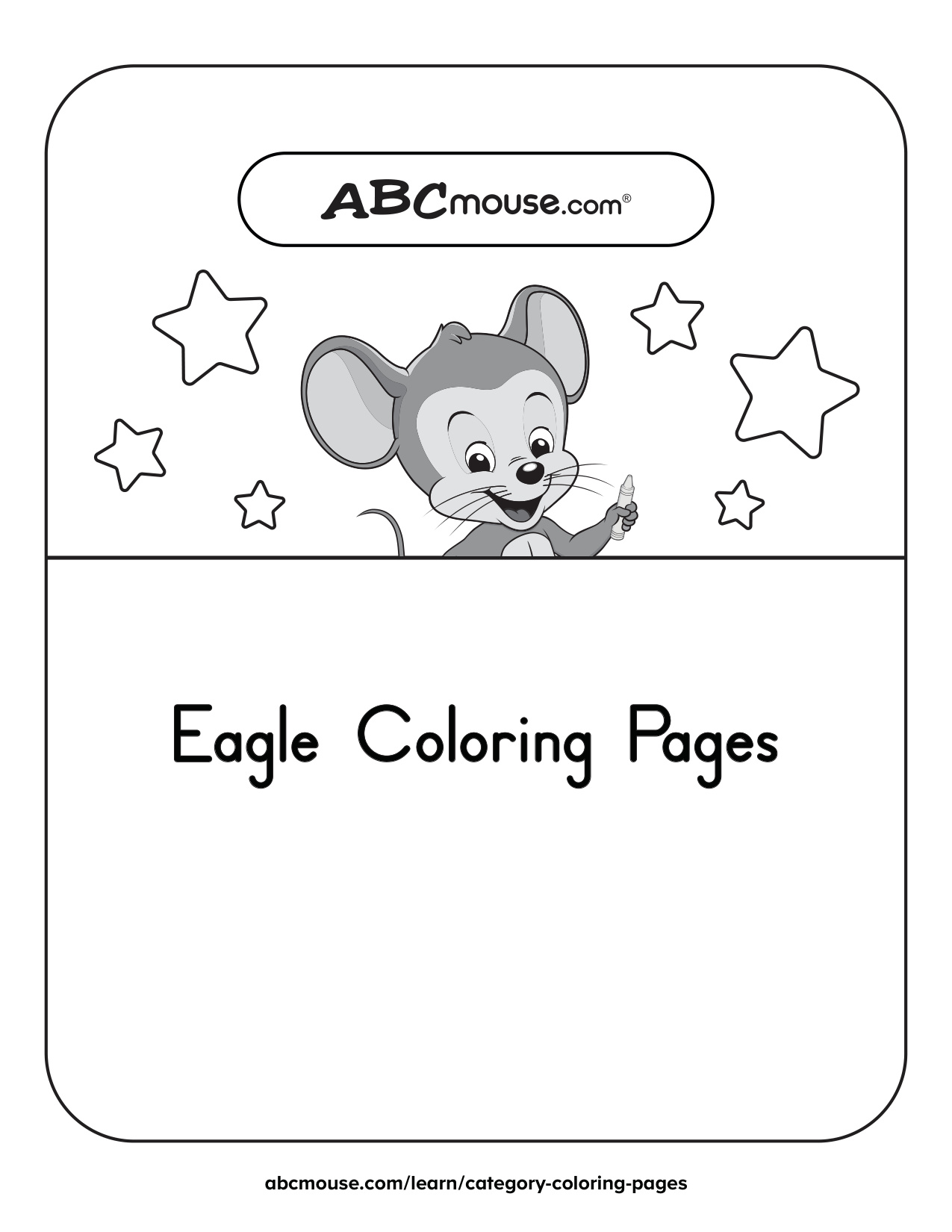 Eagle Coloring Page Printable coloring page preview