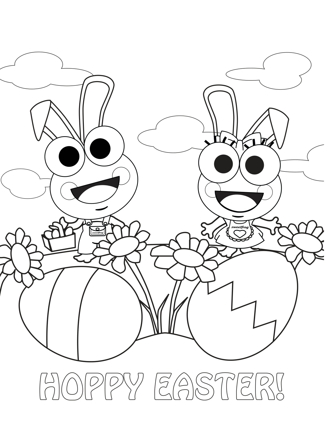 Easter Coloring coloring page preview