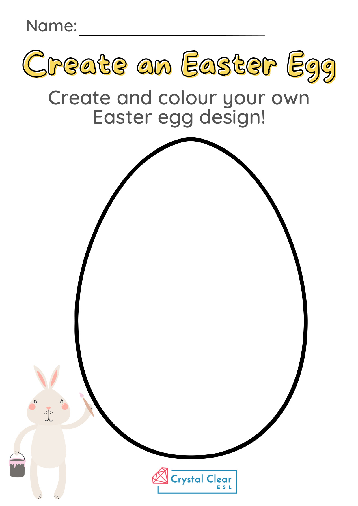 Easter Printables Free coloring page preview