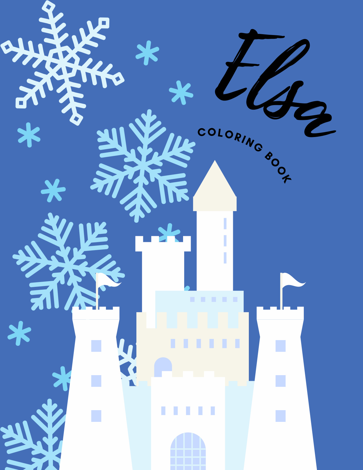 Elsa Colouring Pages coloring page preview