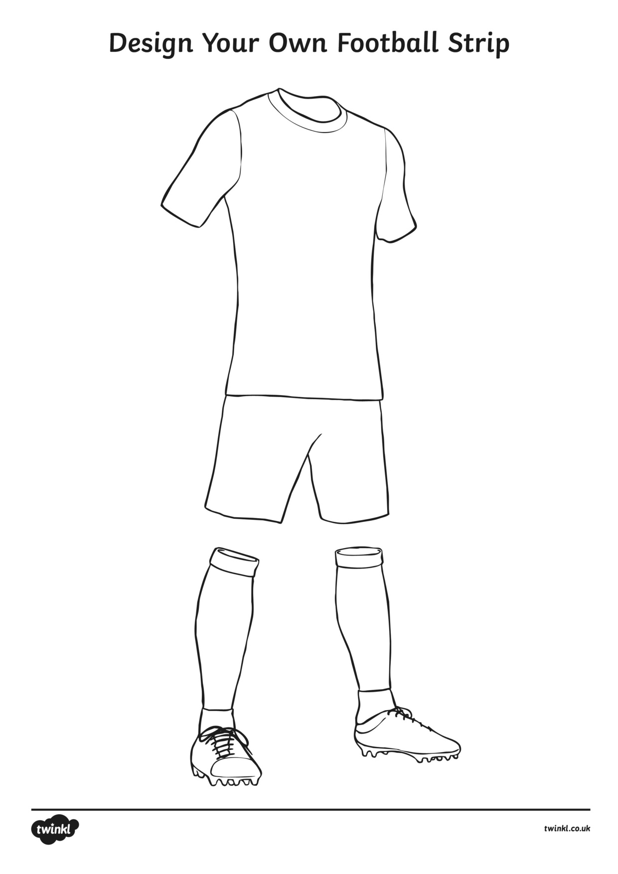 Football Colouring In Pictures coloring page preview