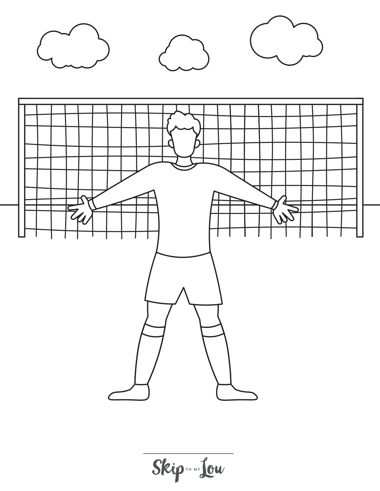 Football Colouring Picture coloring page preview