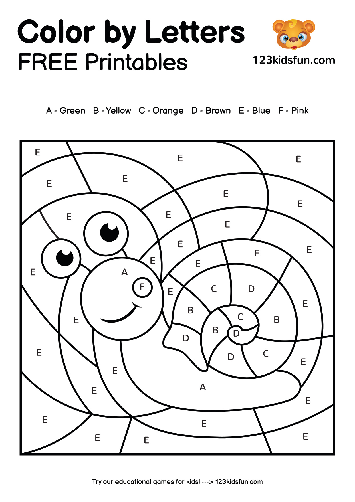 Free Summer Color By Number coloring page preview