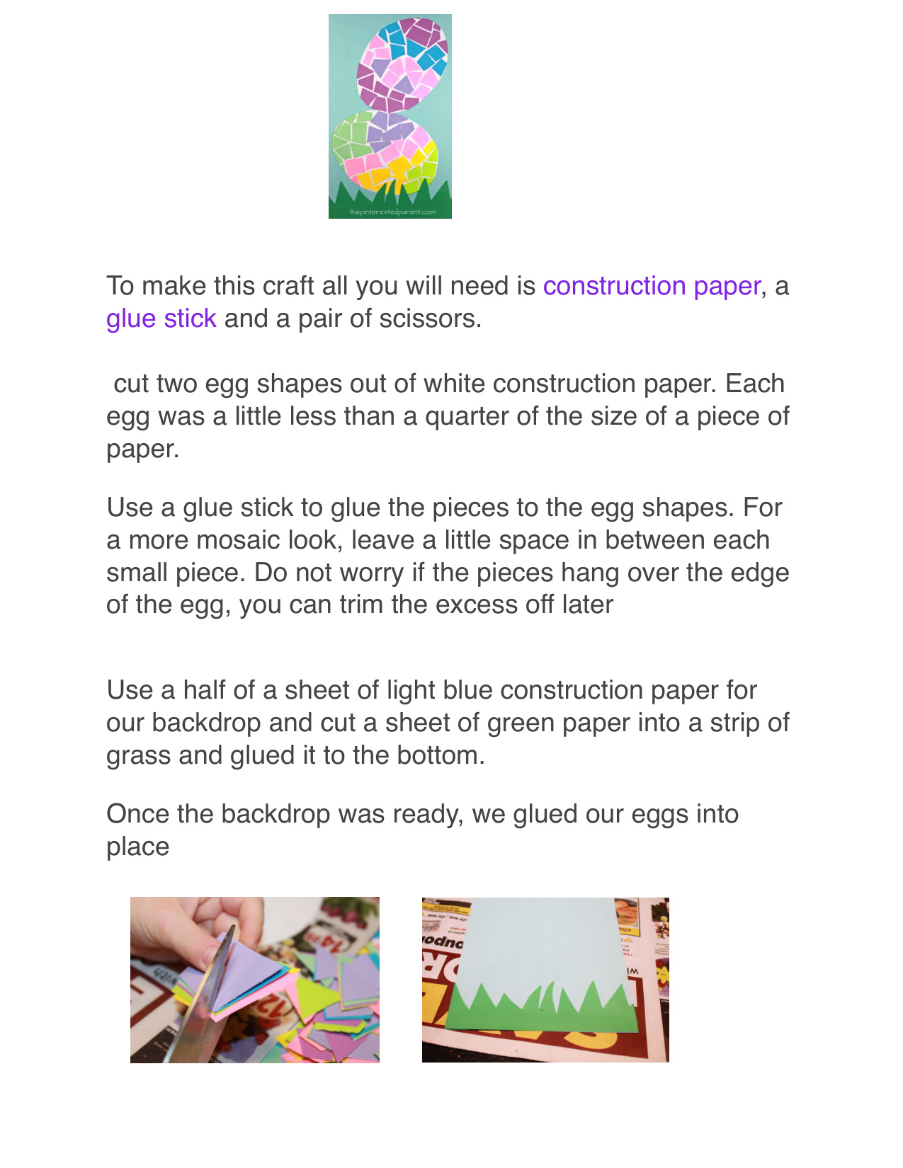 Fun Things To Do With Construction Paper coloring page preview