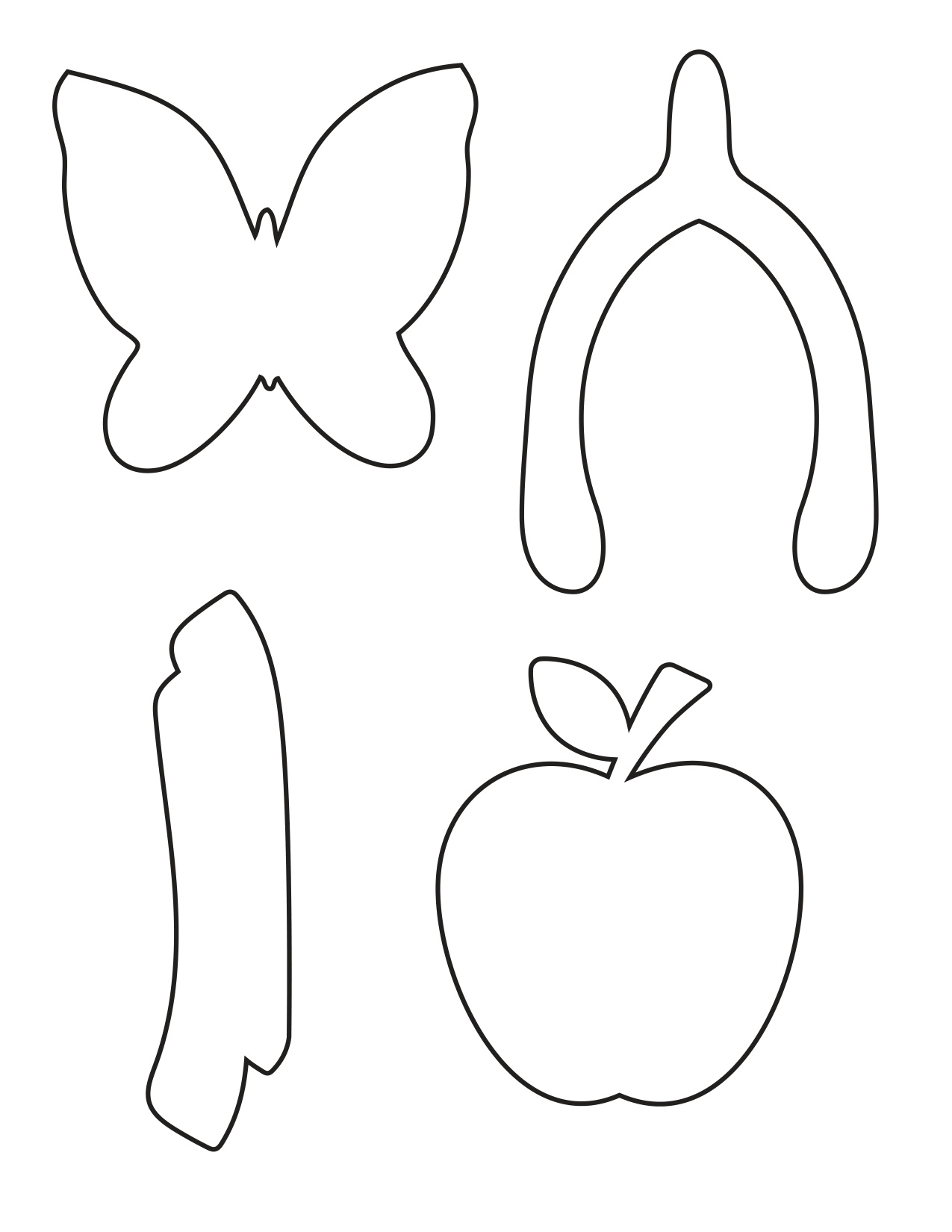 Halloween Cutouts Printable Free coloring page preview