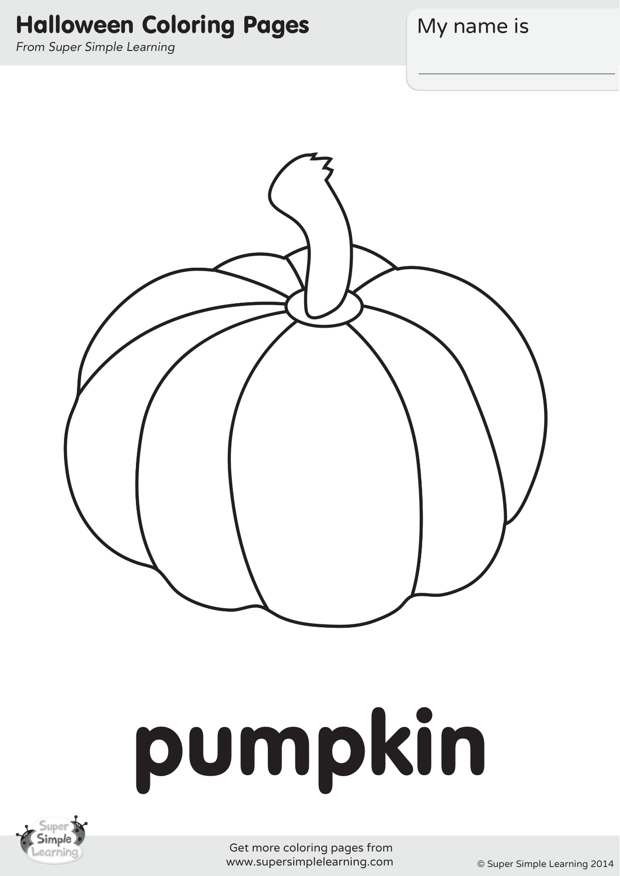Halloween Pumpkin Colouring Pages coloring page preview