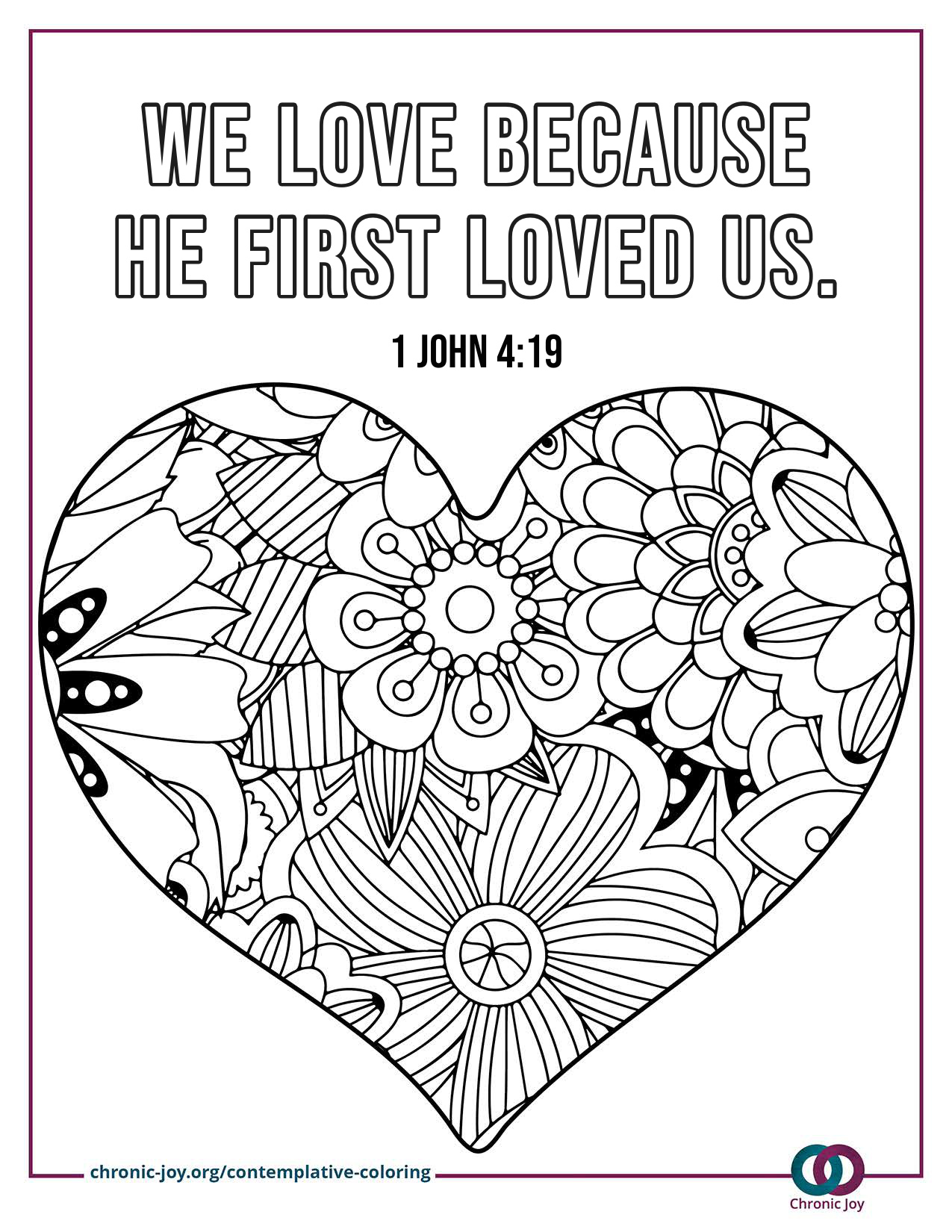 Heart Coloring Pages coloring page preview