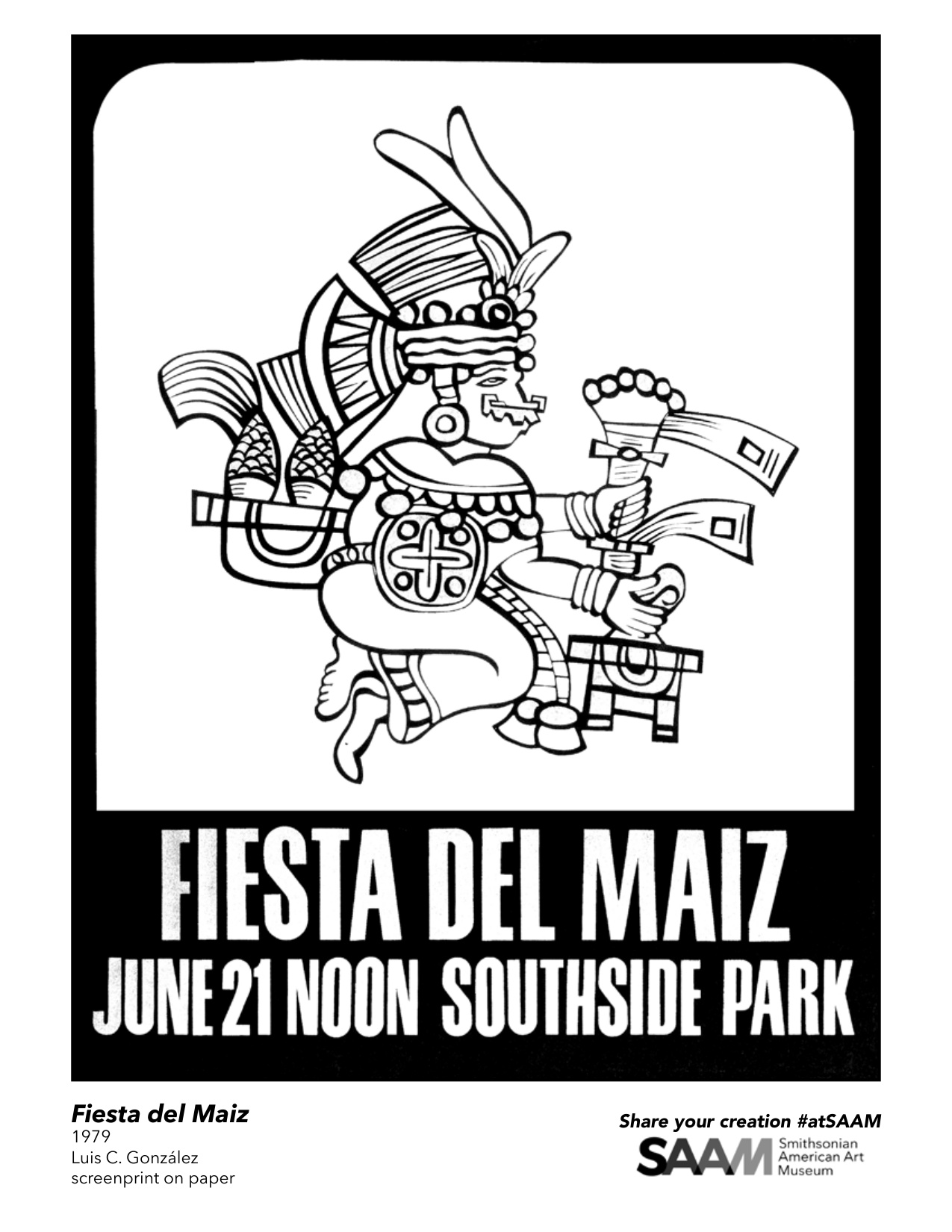 Hispanic Heritage Month Coloring Page coloring page preview