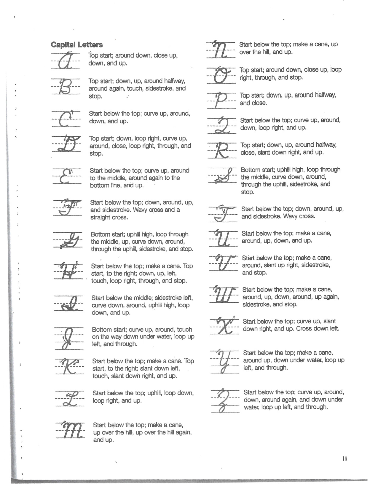 How To Make A Cursive T coloring page preview