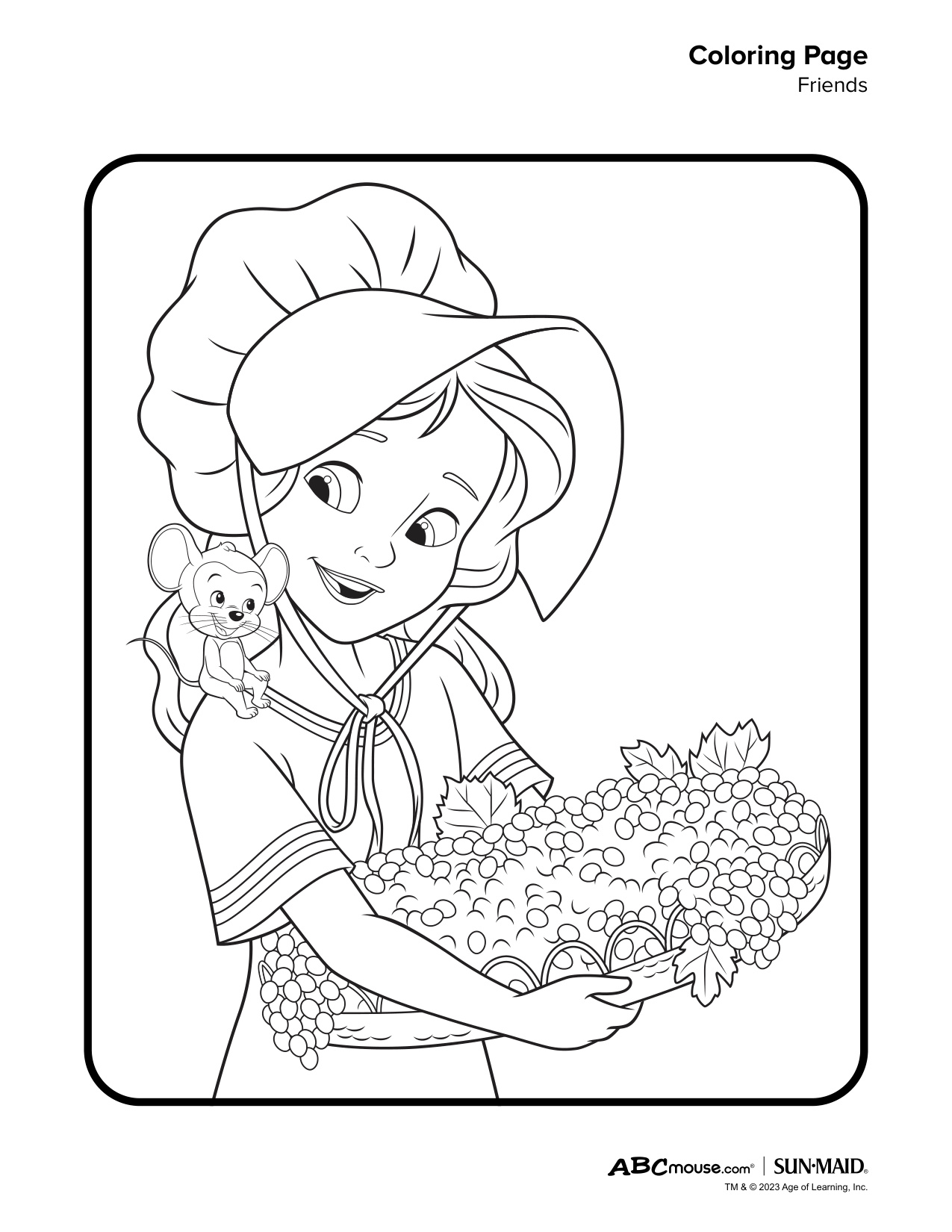 I Is For Coloring Page coloring page preview