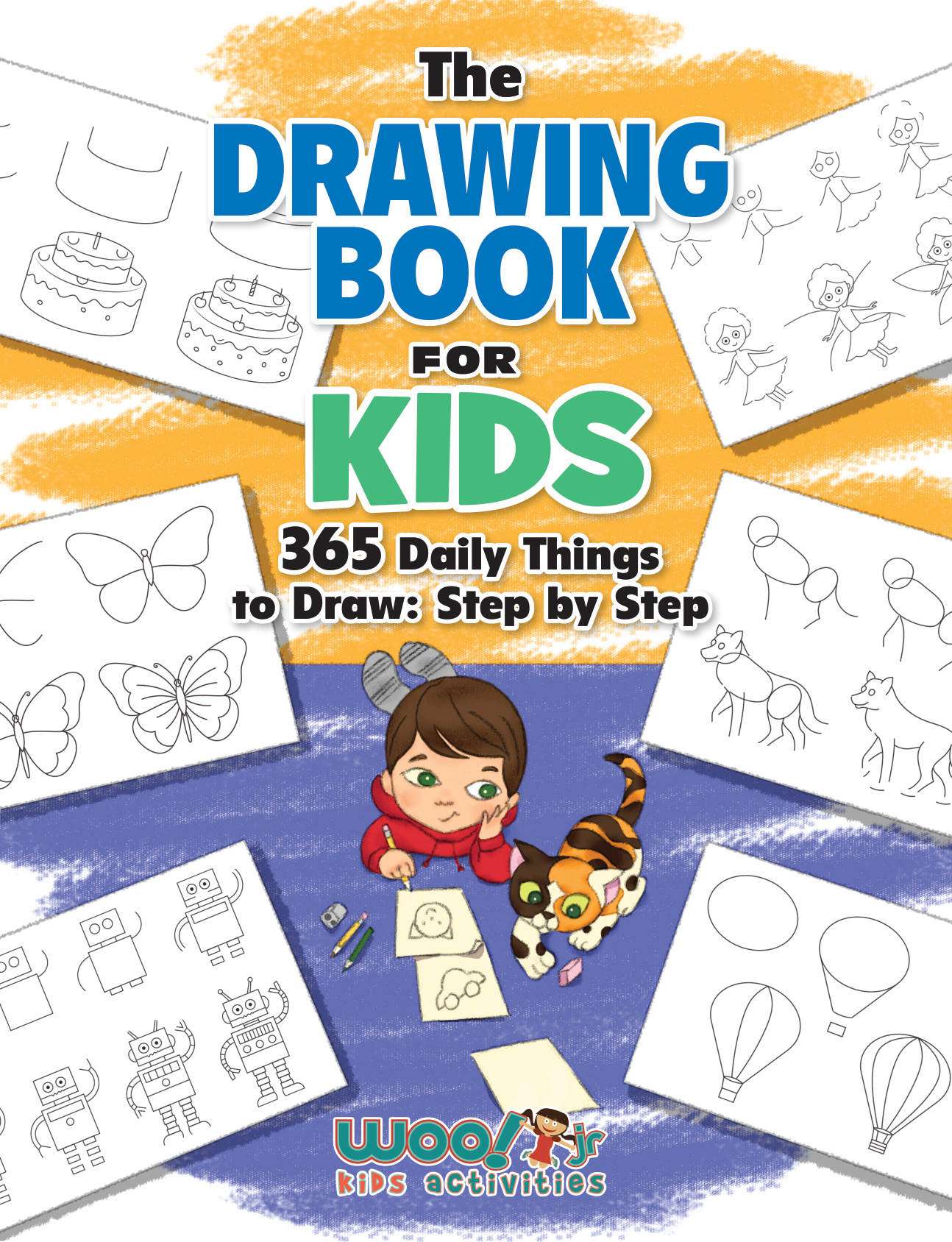 Kids Drawing coloring page preview