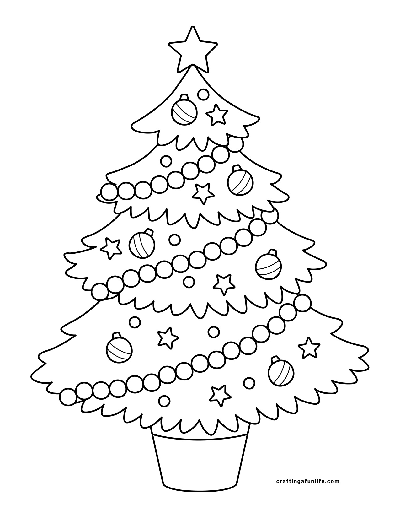 Merry Christmas Coloring Pages coloring page preview