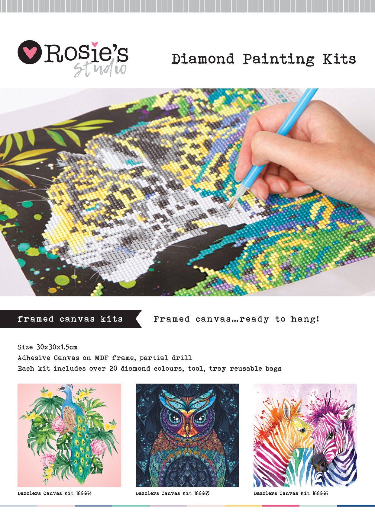 Mini Canvas Painting Kit coloring page preview
