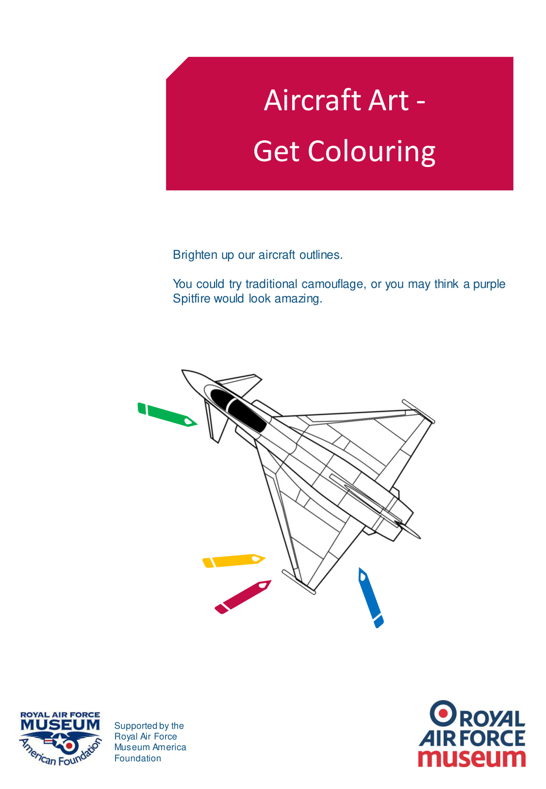Plane Colouring Pages coloring page preview