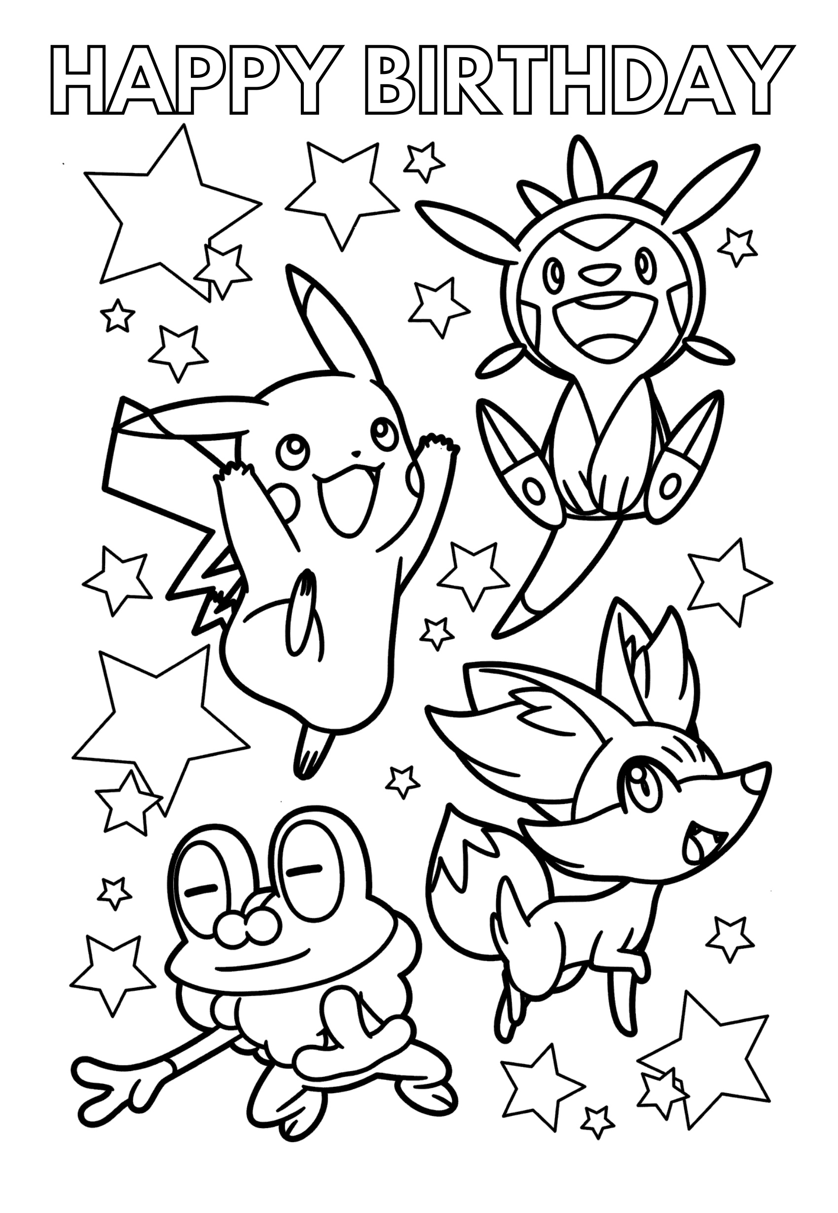 Pokemon Cards Colouring Pages coloring page preview