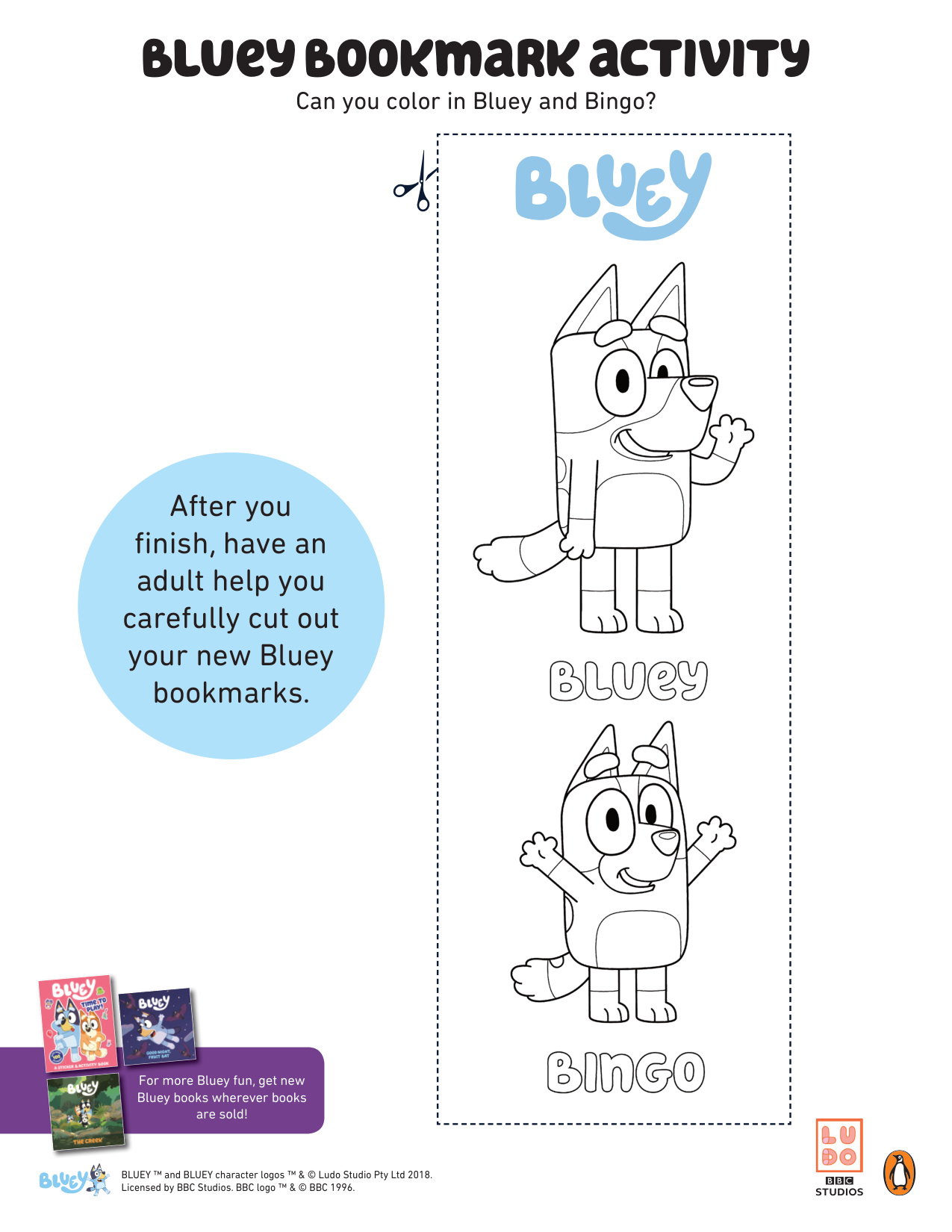 Printable Bookmarks To Color For Adults coloring page preview