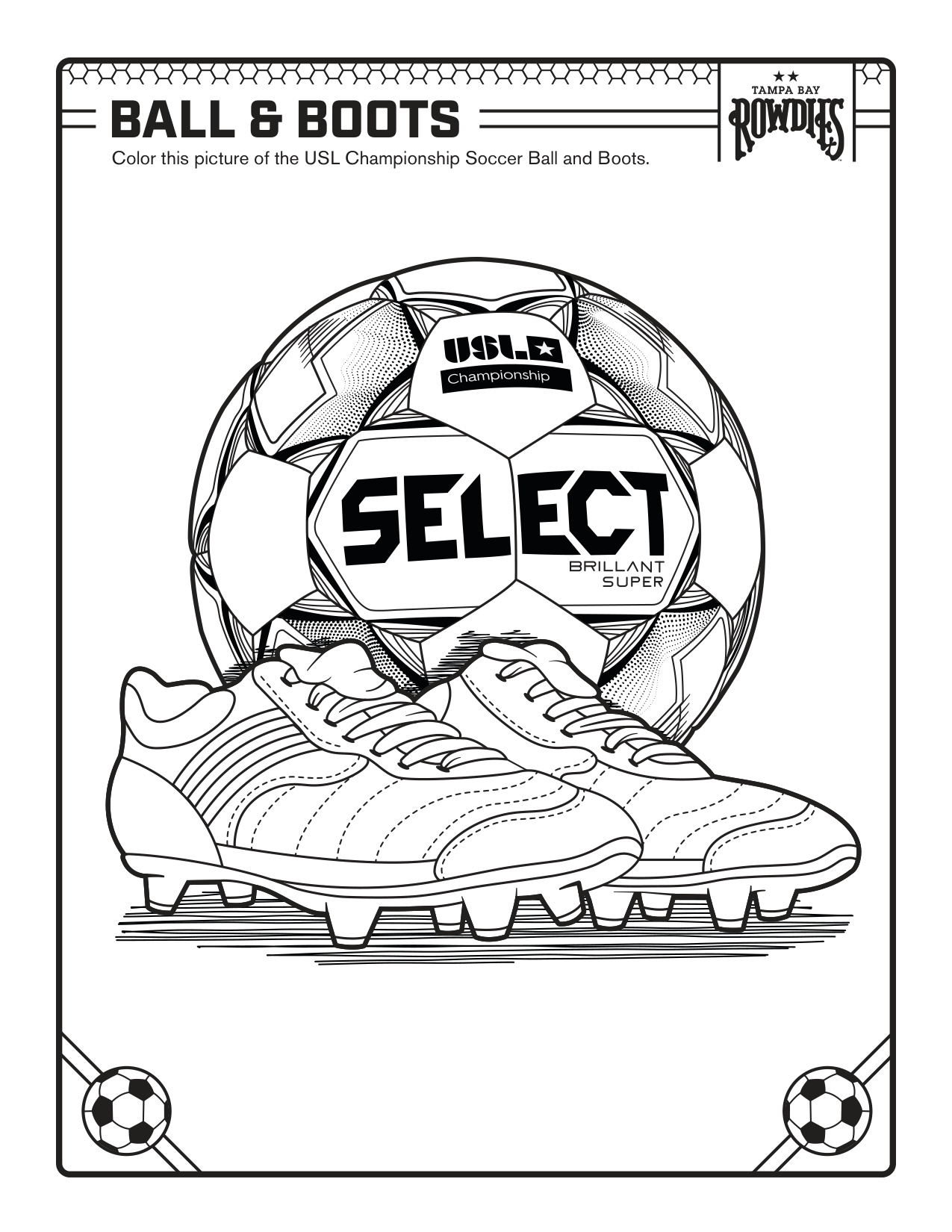 Soccer Ball Color Page coloring page preview