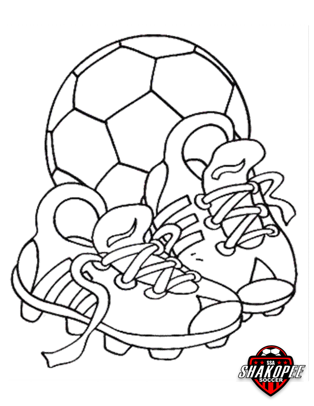 Soccer Ball Coloring Sheets coloring page preview