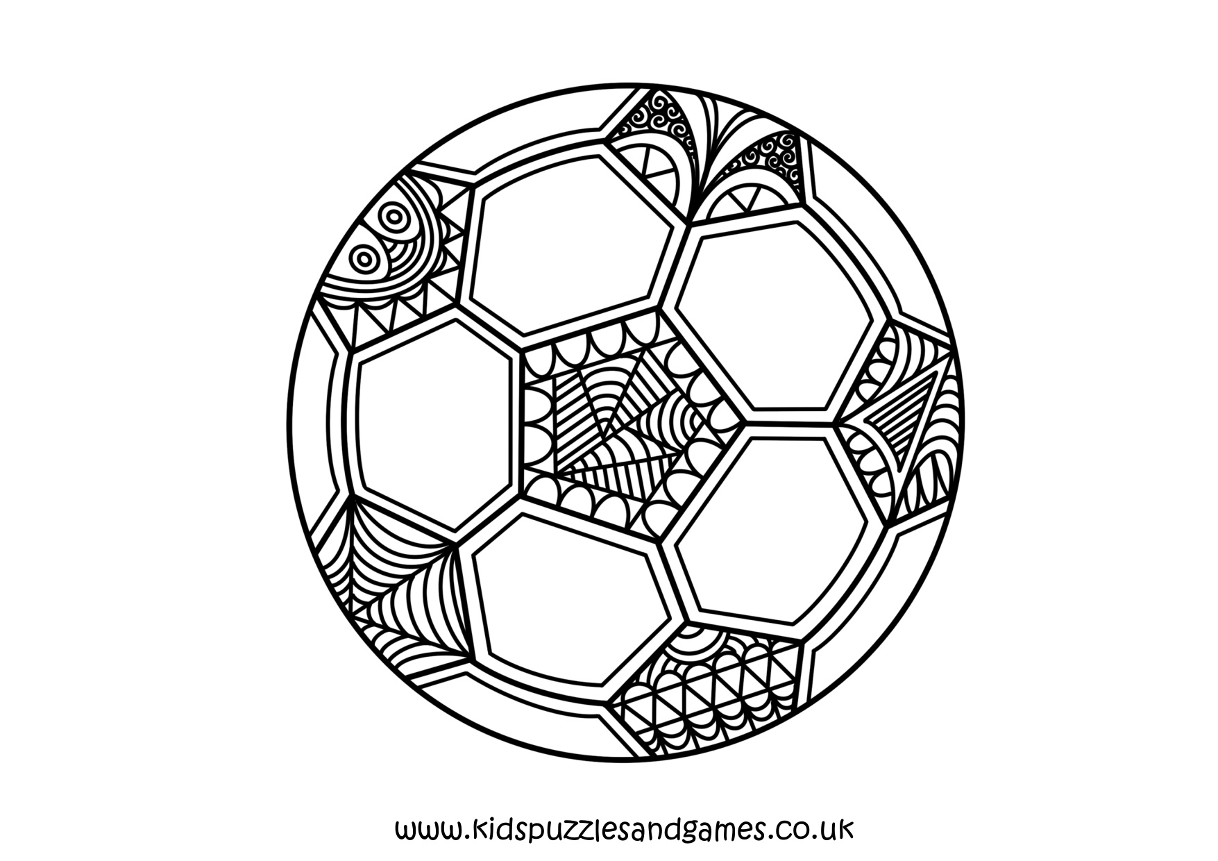 Soccer Colouring coloring page preview