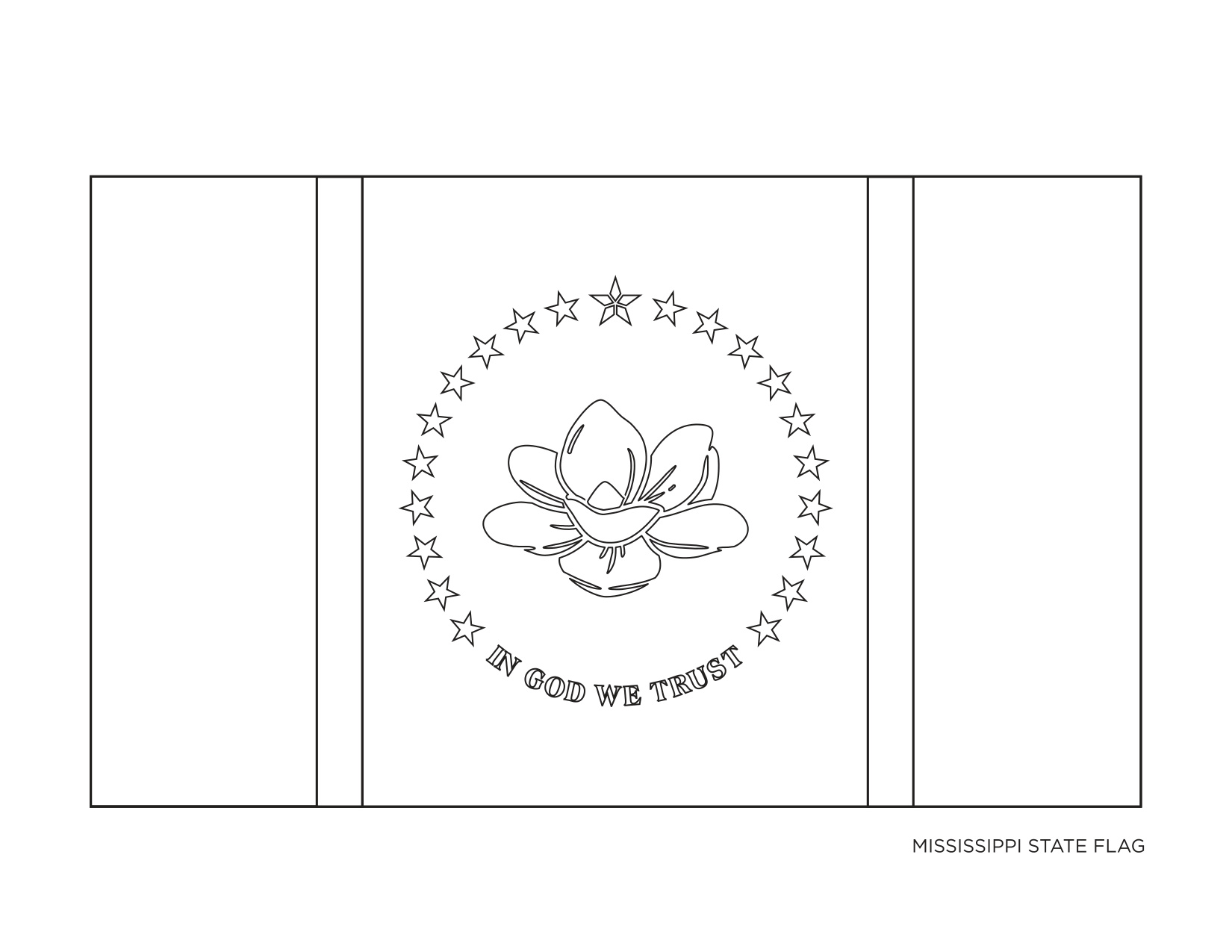 State Flag Coloring Pages coloring page preview