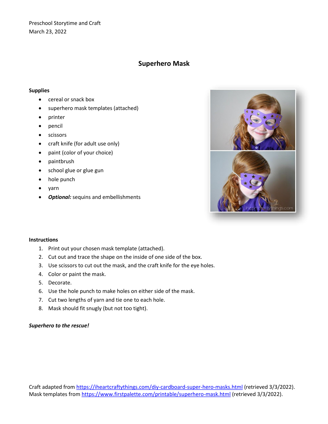 Superhero Printouts coloring page preview