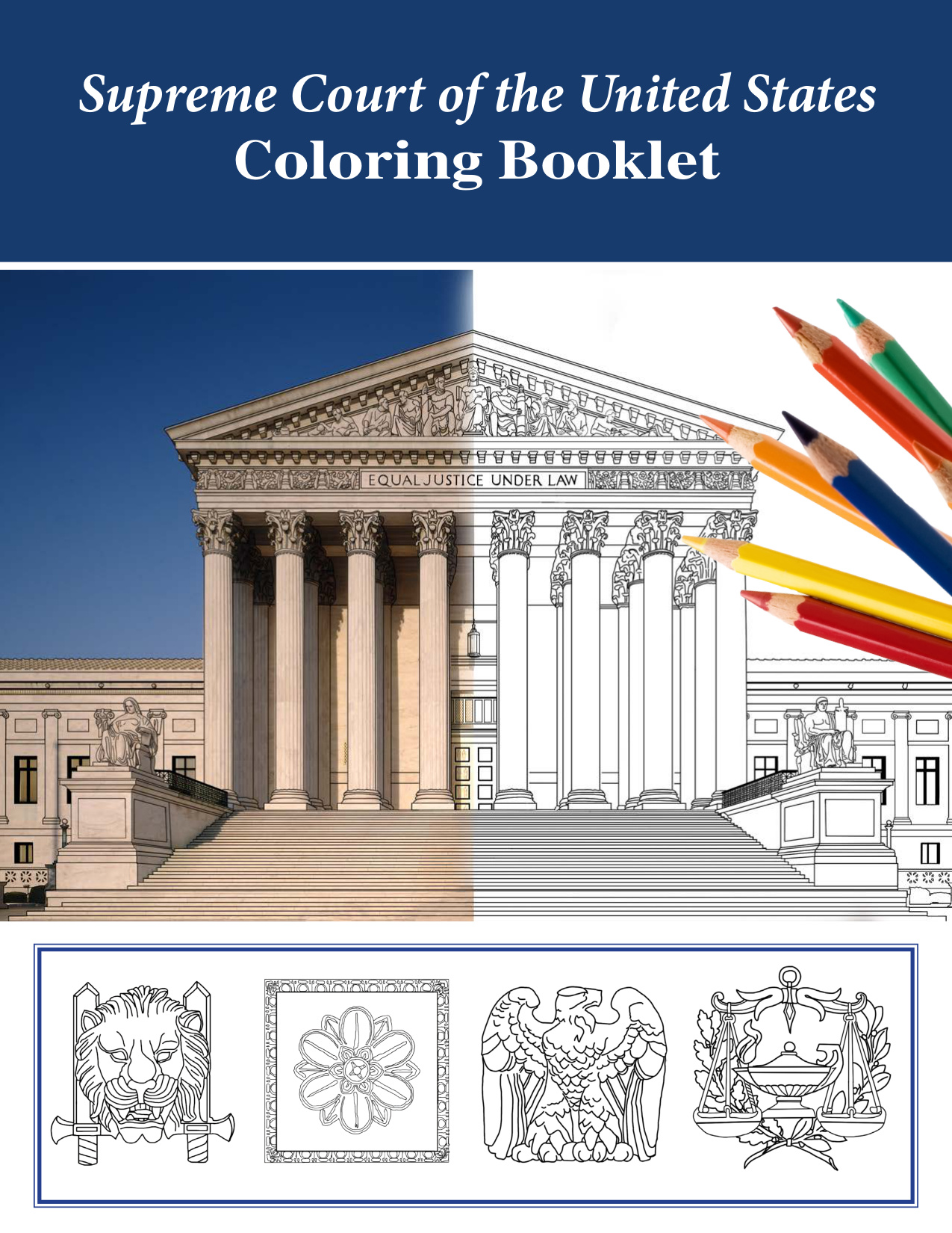 Supreme Court Coloring Page coloring page preview