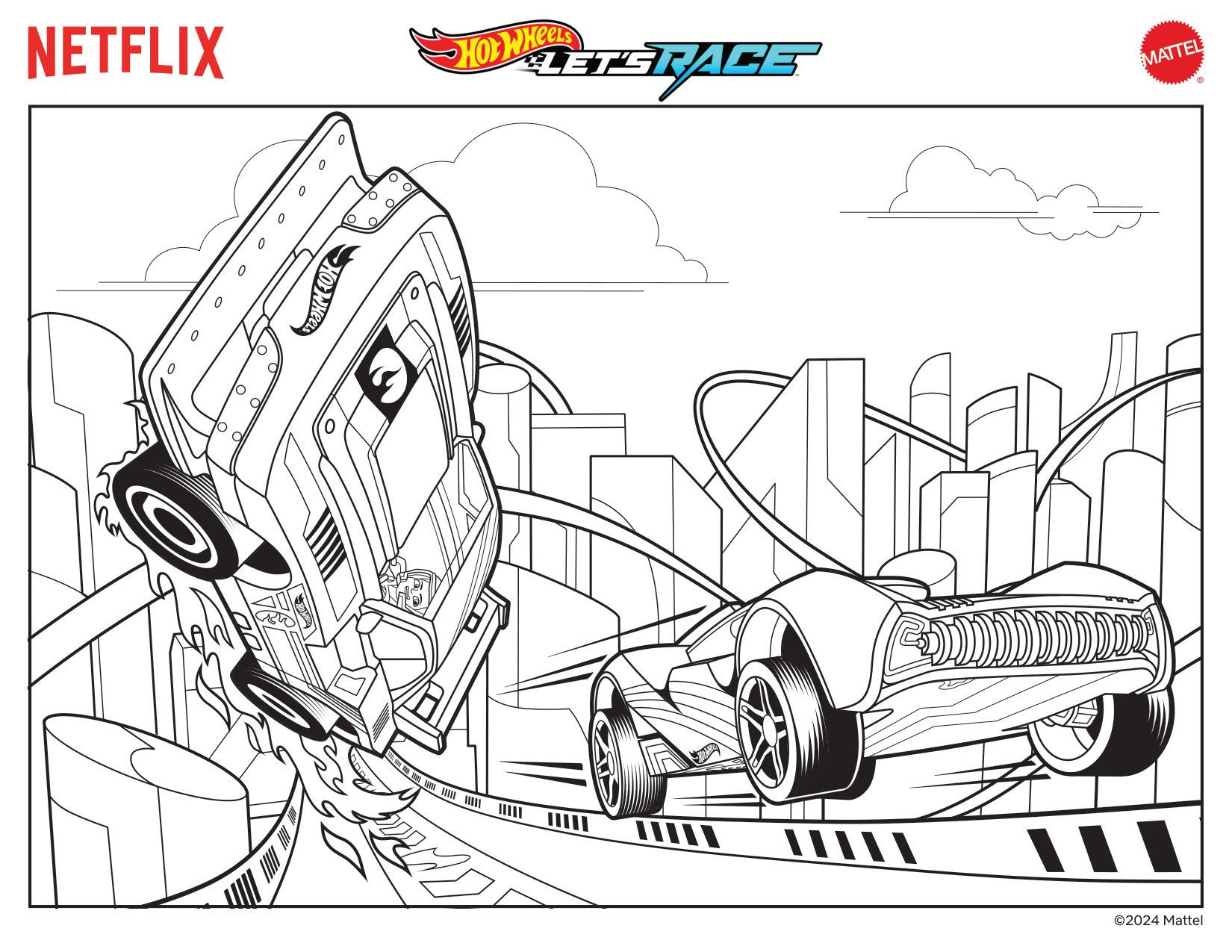 Wheels Coloring Pages coloring page preview