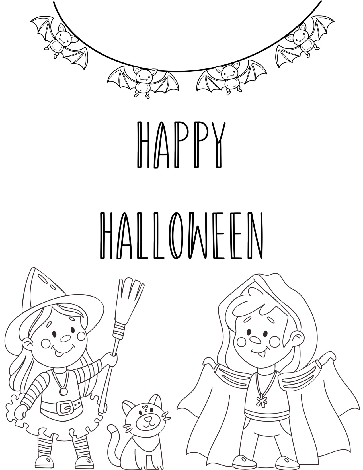 Witch Coloring Pages coloring page preview