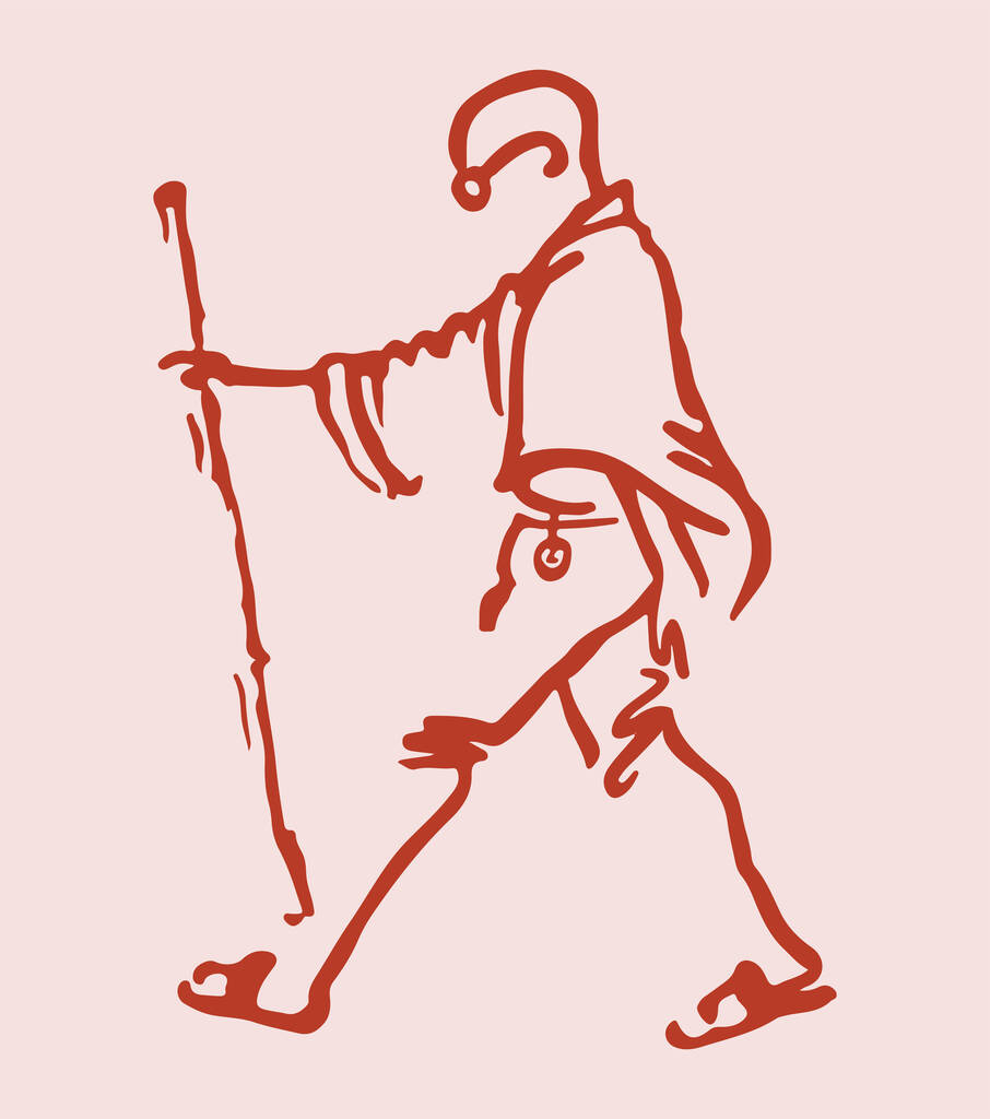 Sketch Gandhi Drawing