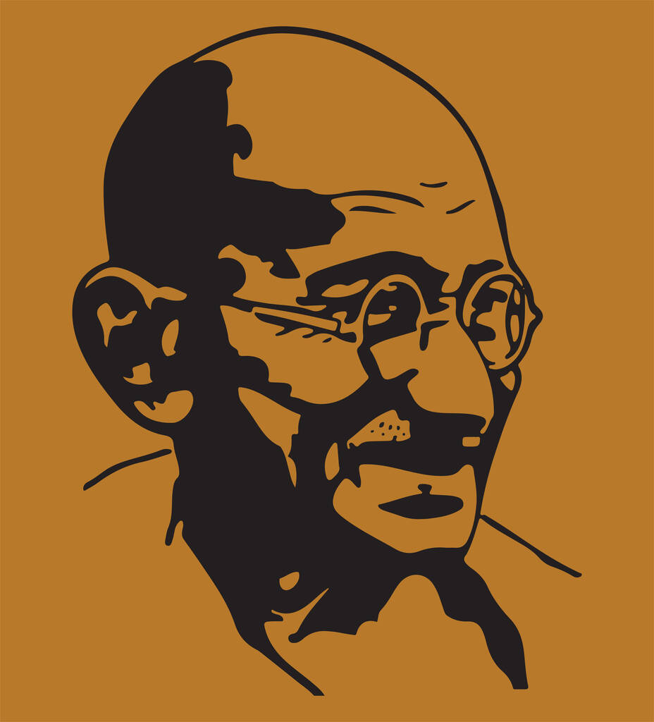 Gandhiji Sketch Drawing