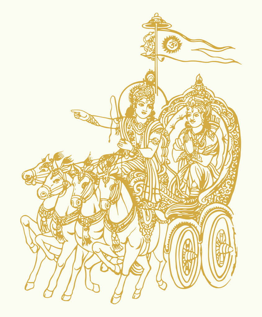 Pencil Sketch Krishna Drawing