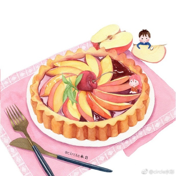circle水彩